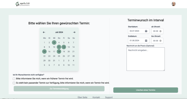 Online-Kalender um Wartelistenfunktion erweitert